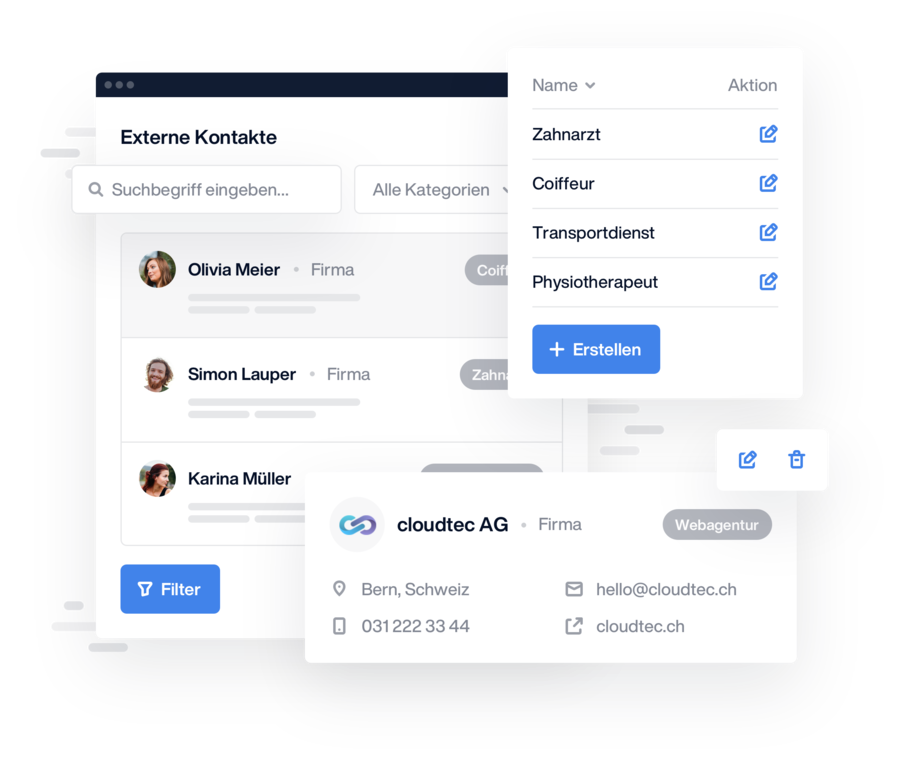 Externe Kontakte Externe Kontakte