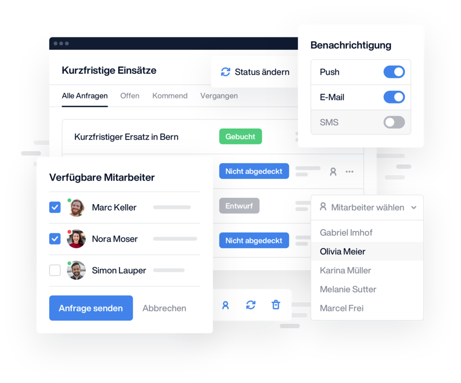 Kurzfristige Einsätze Kurzfristige Einsätze